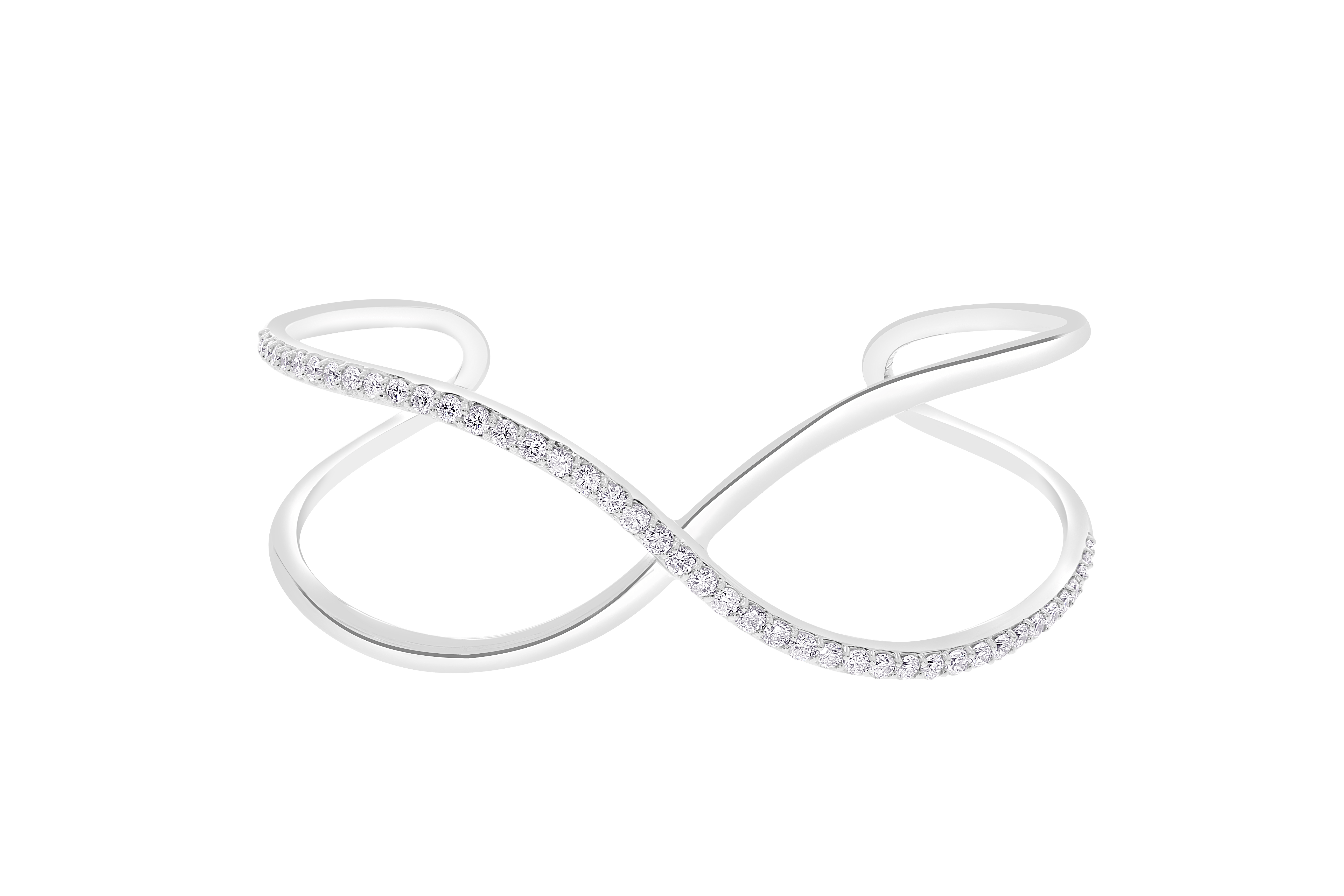 DESIGNER CONTEMPORARY DIAMOND BANGLE