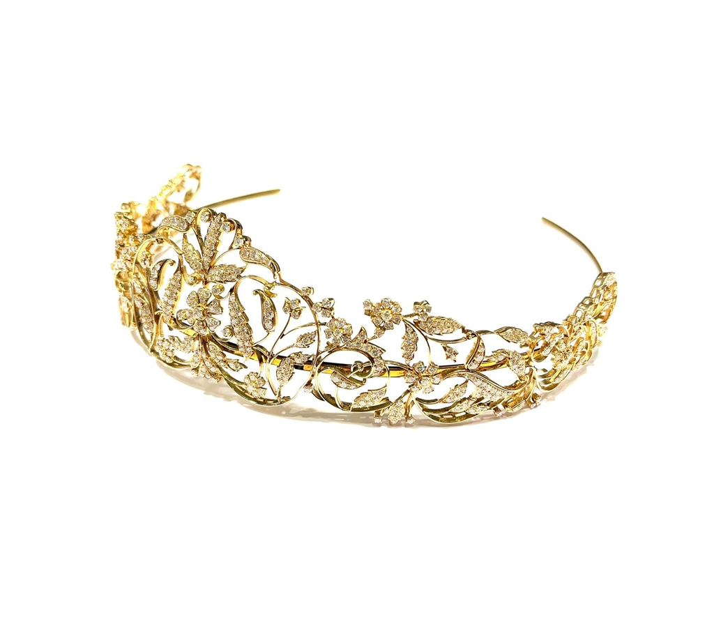 YELLOW GOLD TIARA