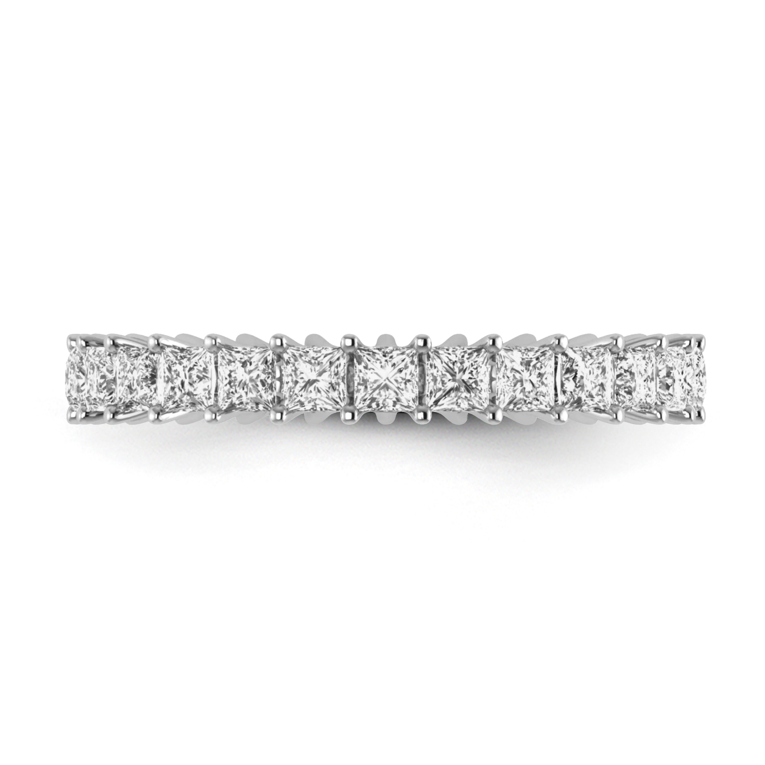 FULL ETERNITY PRINCESS DIAMOND RING