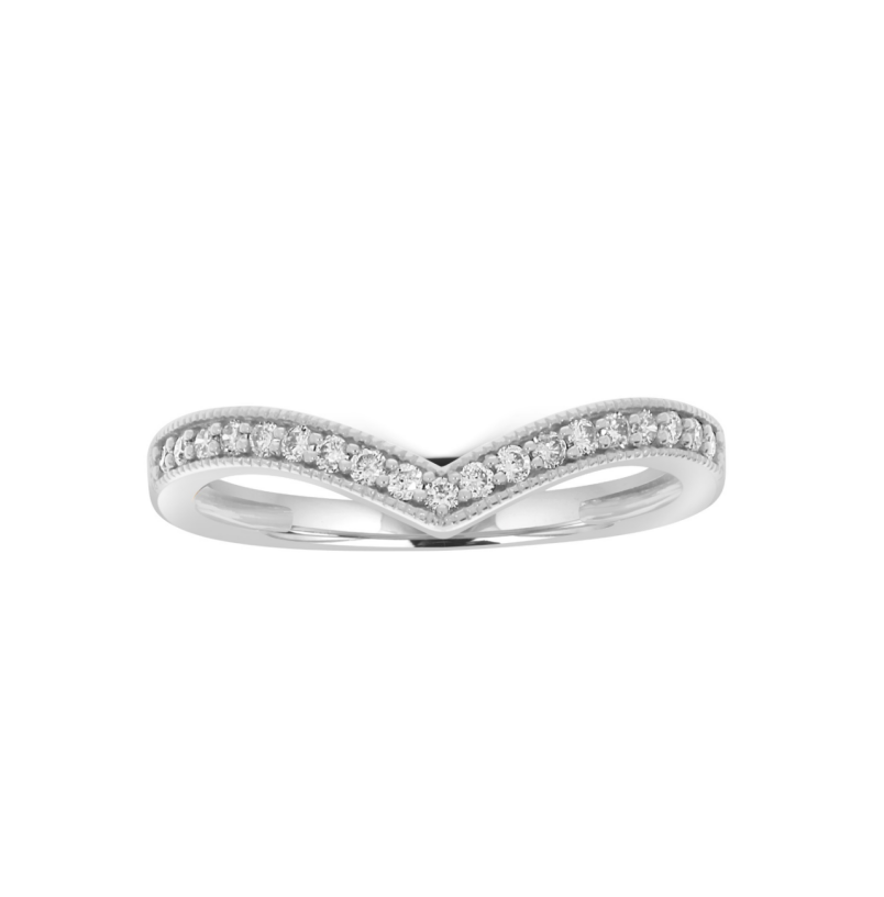 Round Cut Diamond Wedding Ring | WED054