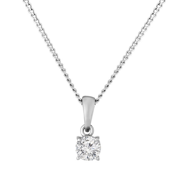 Diamond Pendant | Round Cut | D_S019