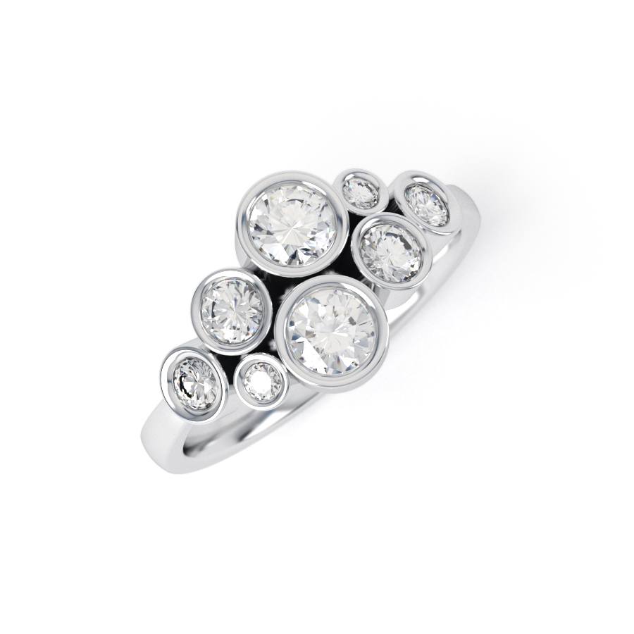 QUINN | Lab Grown Diamond Bubble Ring