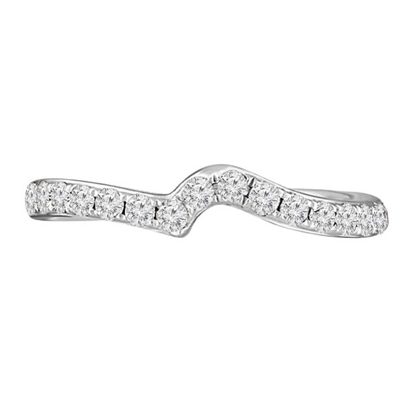 Twist Wedding Ring in Claw Set | WED020